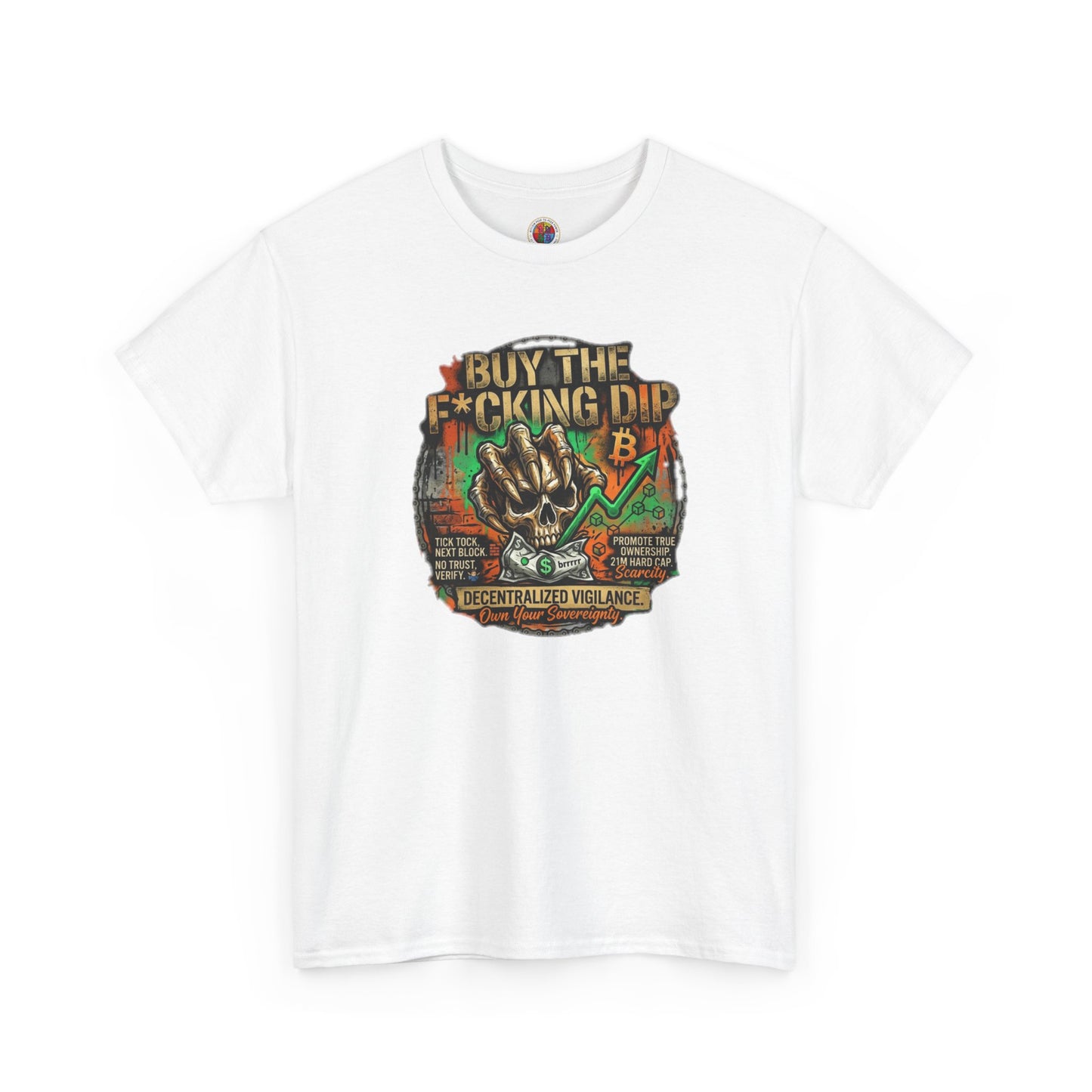Buy The F*cking Dip Graphic Tee — Stock Market Crypto HODL Trading Shirt