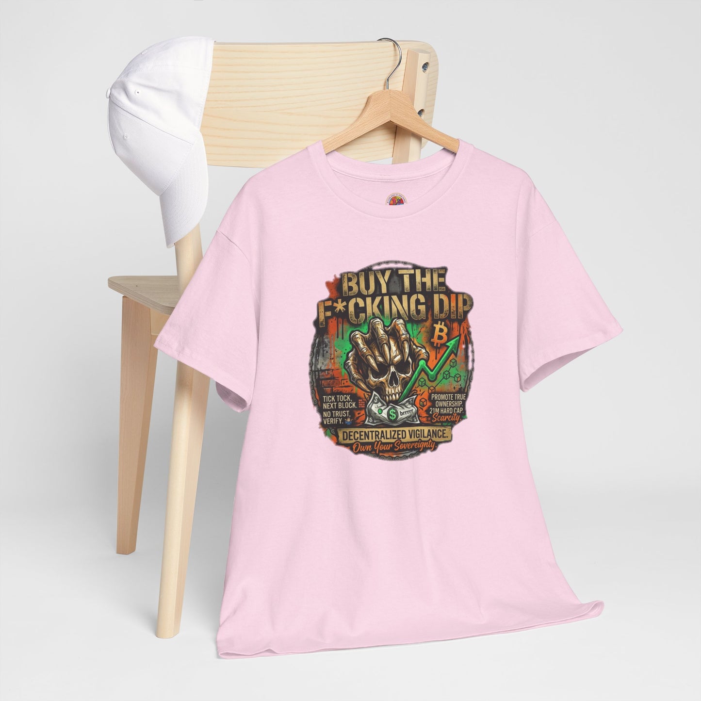 Buy The F*cking Dip Graphic Tee — Stock Market Crypto HODL Trading Shirt