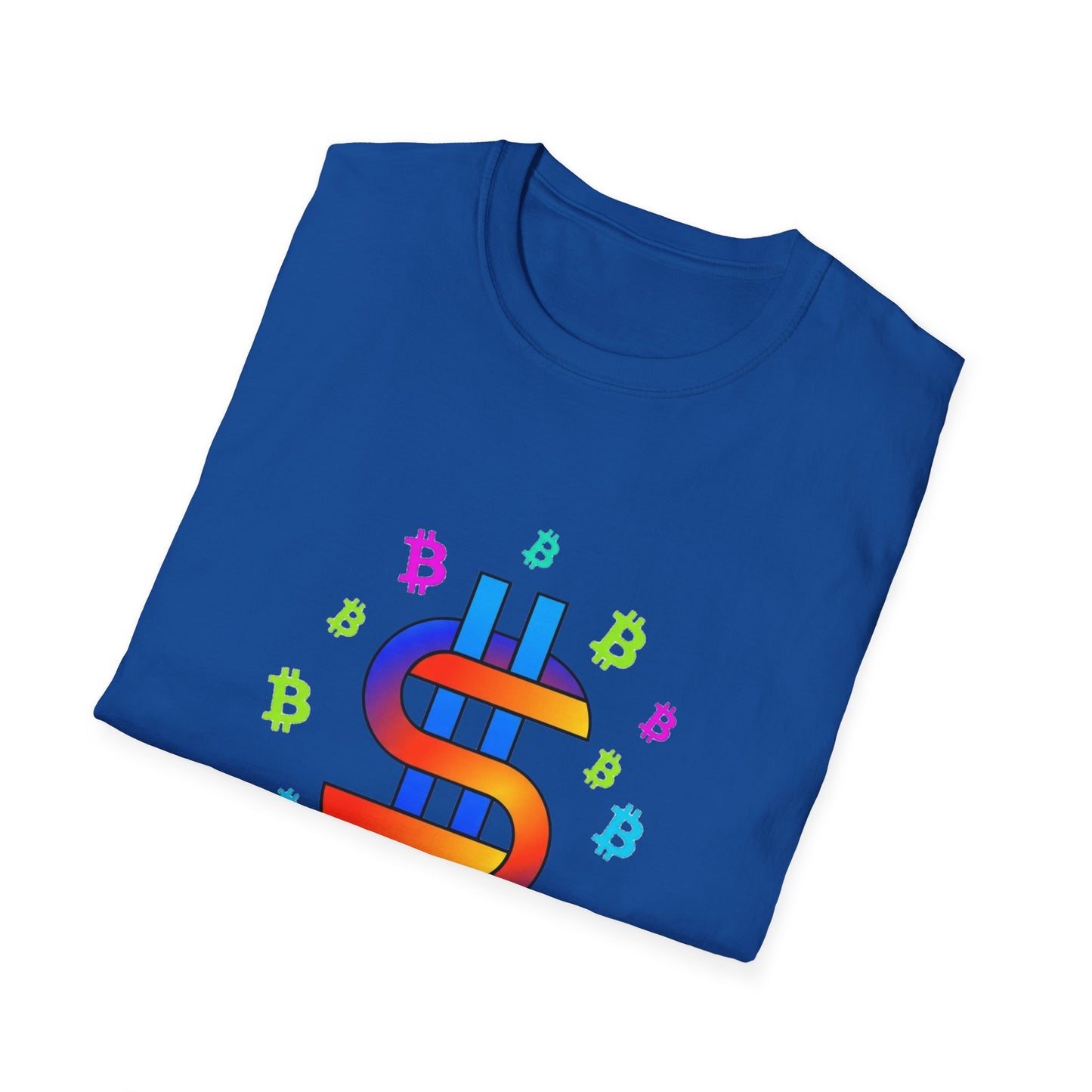 Satoshis Colorful Bitcoin Logo T-Shirt
