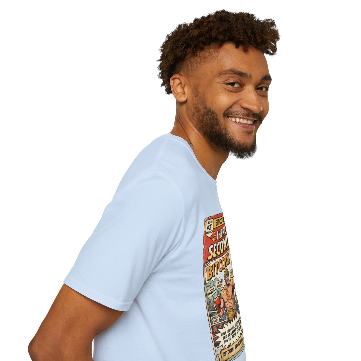 Bitcoin Comics Retro T-Shirt — "There Is No Second Best!" Vintage Crypto Tee