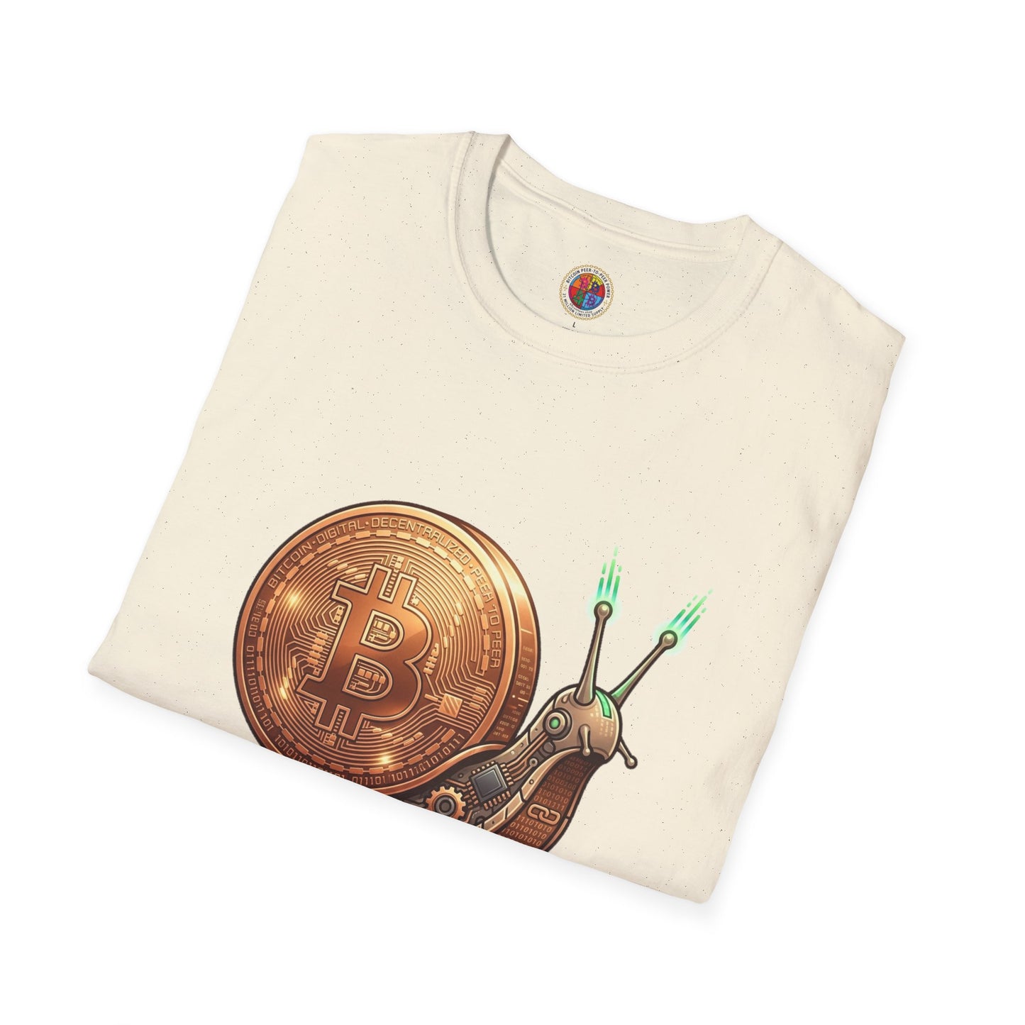 Bitcoin Snail T-Shirt — "Bitcoin Snail: The Slowest, Surest Path" Crypto Tee