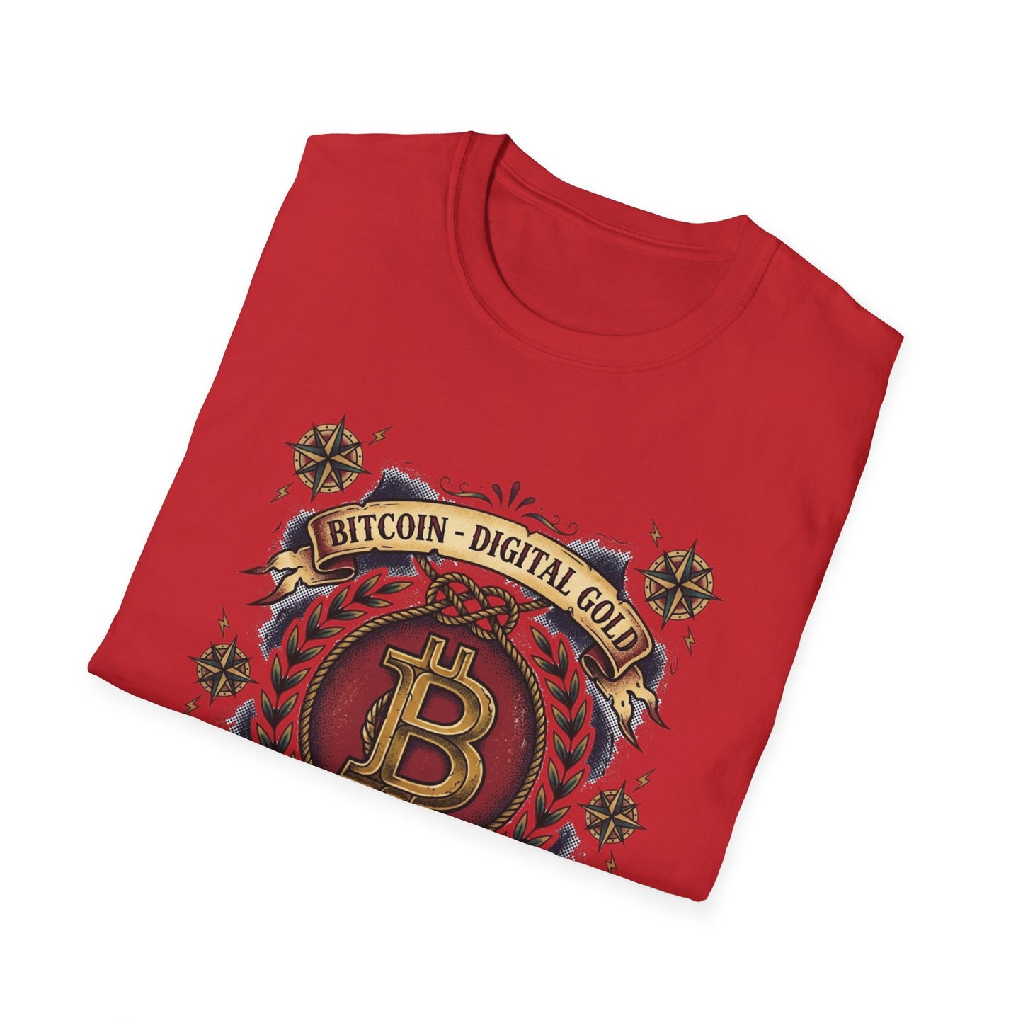 Bitcoin Crest T-Shirt — "Bitcoin: Digital Gold" Graphic Tee