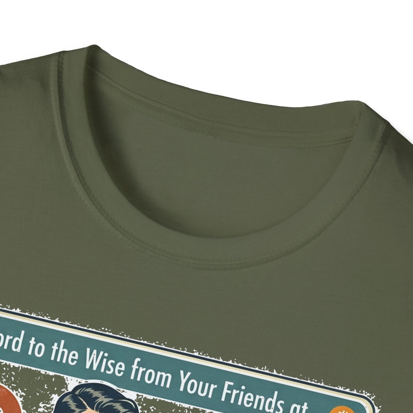 Bitcoin Retro Safety Tee — "Not Your Keys, Not Your Coins!"
