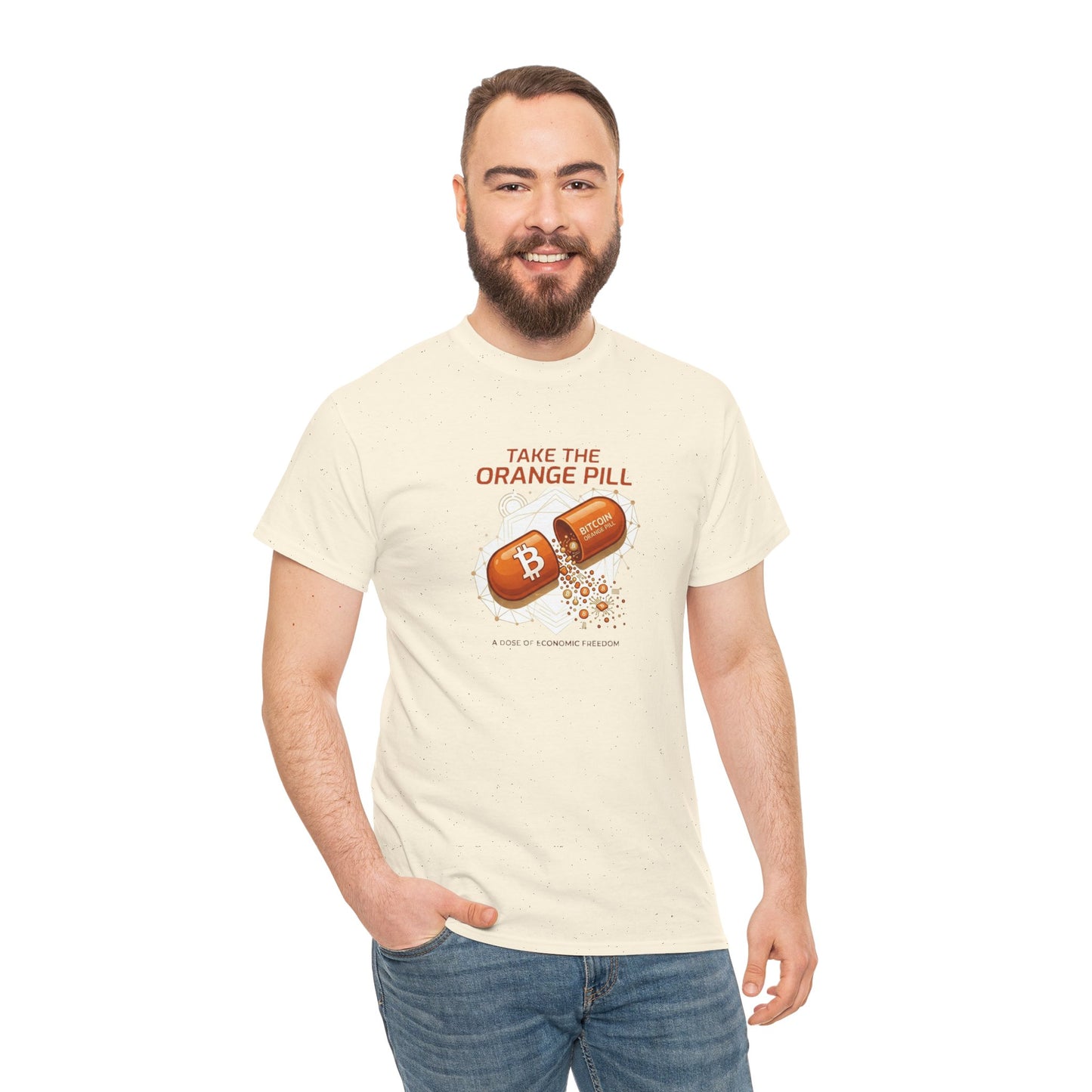 Bitcoin 'Take The Orange Pill' Graphic Tee