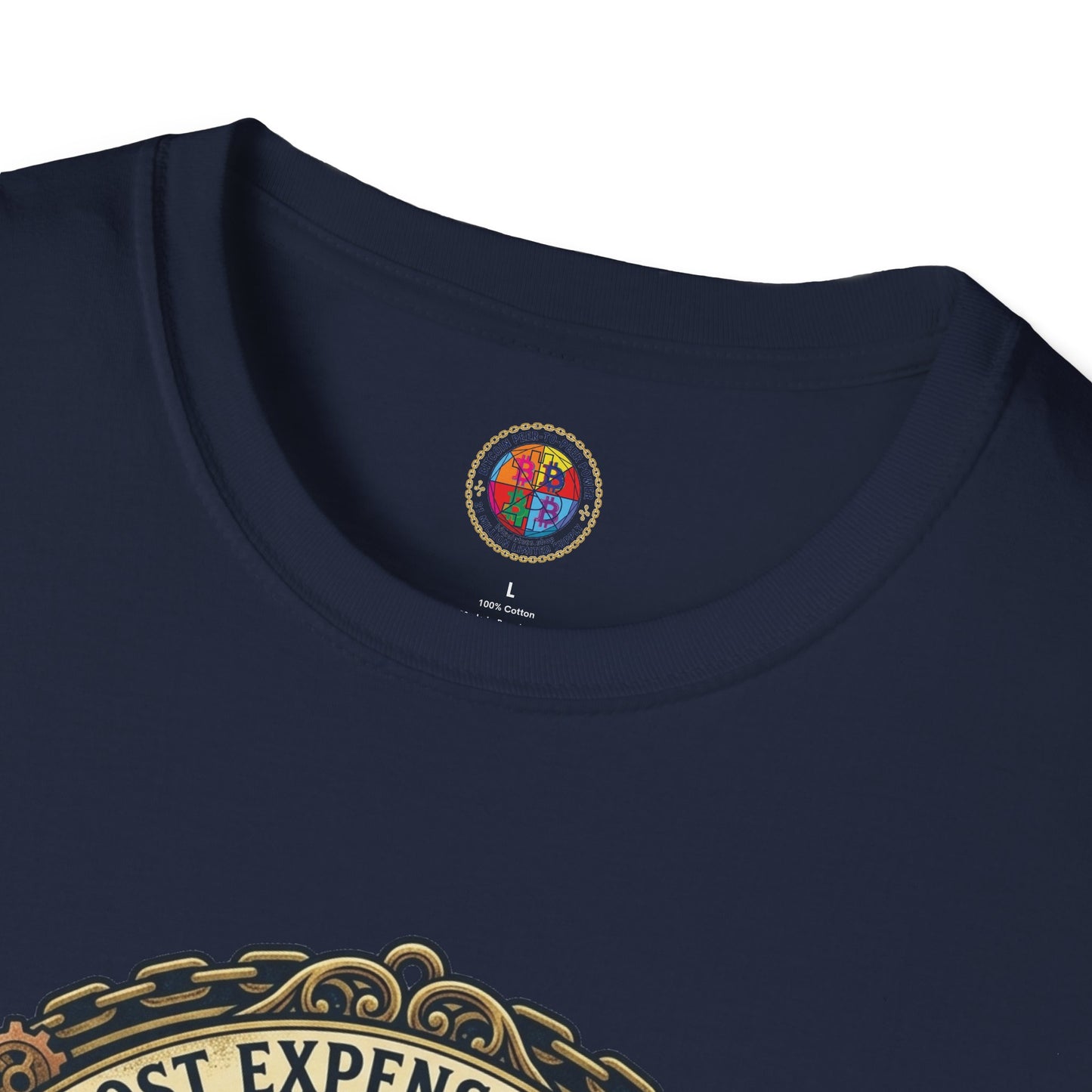 Bitcoin Vintage Key & Vault T-Shirt — "Secure Yours" Cryptocurrency Graphic Tee