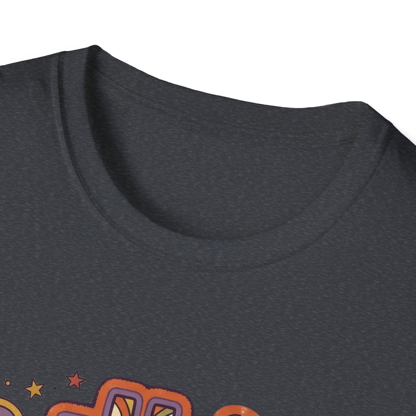 Groovy Retro Bitcoin Graphic T-Shirt | Cryptocurrency Logo Tee