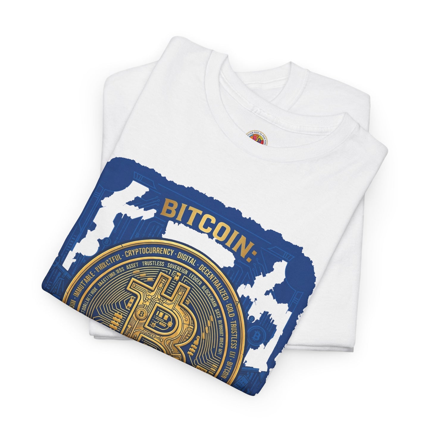 Bitcoin Vintage Coin Graphic Tee — Crypto Enthusiast T-Shirt