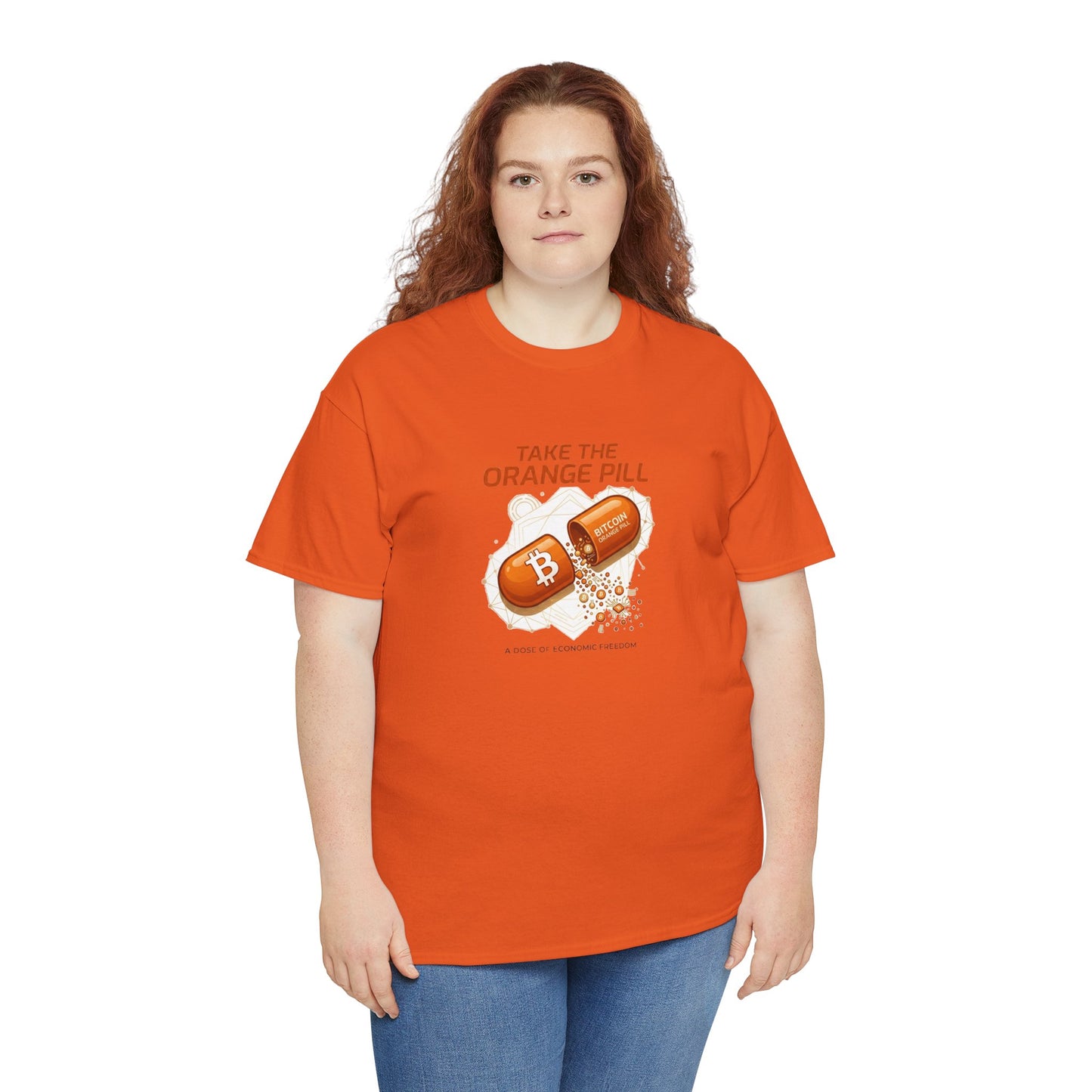 Bitcoin 'Take The Orange Pill' Graphic Tee