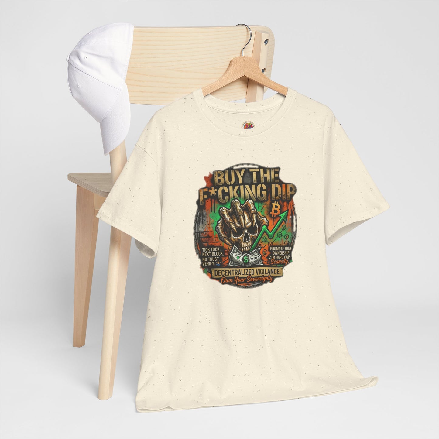 Buy The F*cking Dip Graphic Tee — Stock Market Crypto HODL Trading Shirt