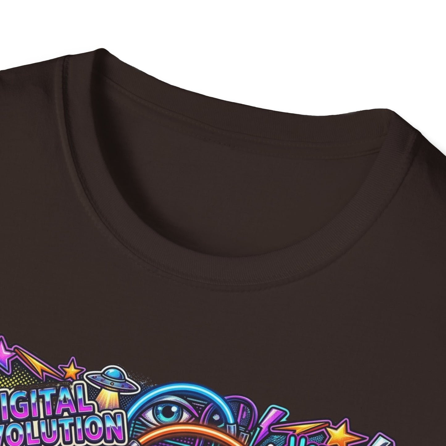 Bitcoin Electric Crypto Art T-Shirt — HODL, BTC Neon Graphic Tee