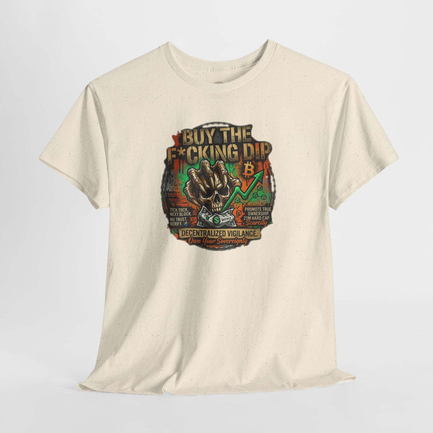 Buy The F*cking Dip Graphic Tee — Stock Market Crypto HODL Trading Shirt