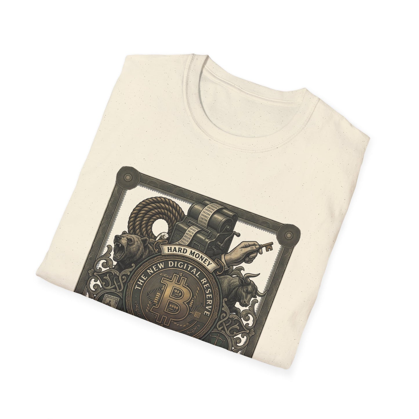 Bitcoin Steampunk T-Shirt — Vintage Crypto Emblem Tee