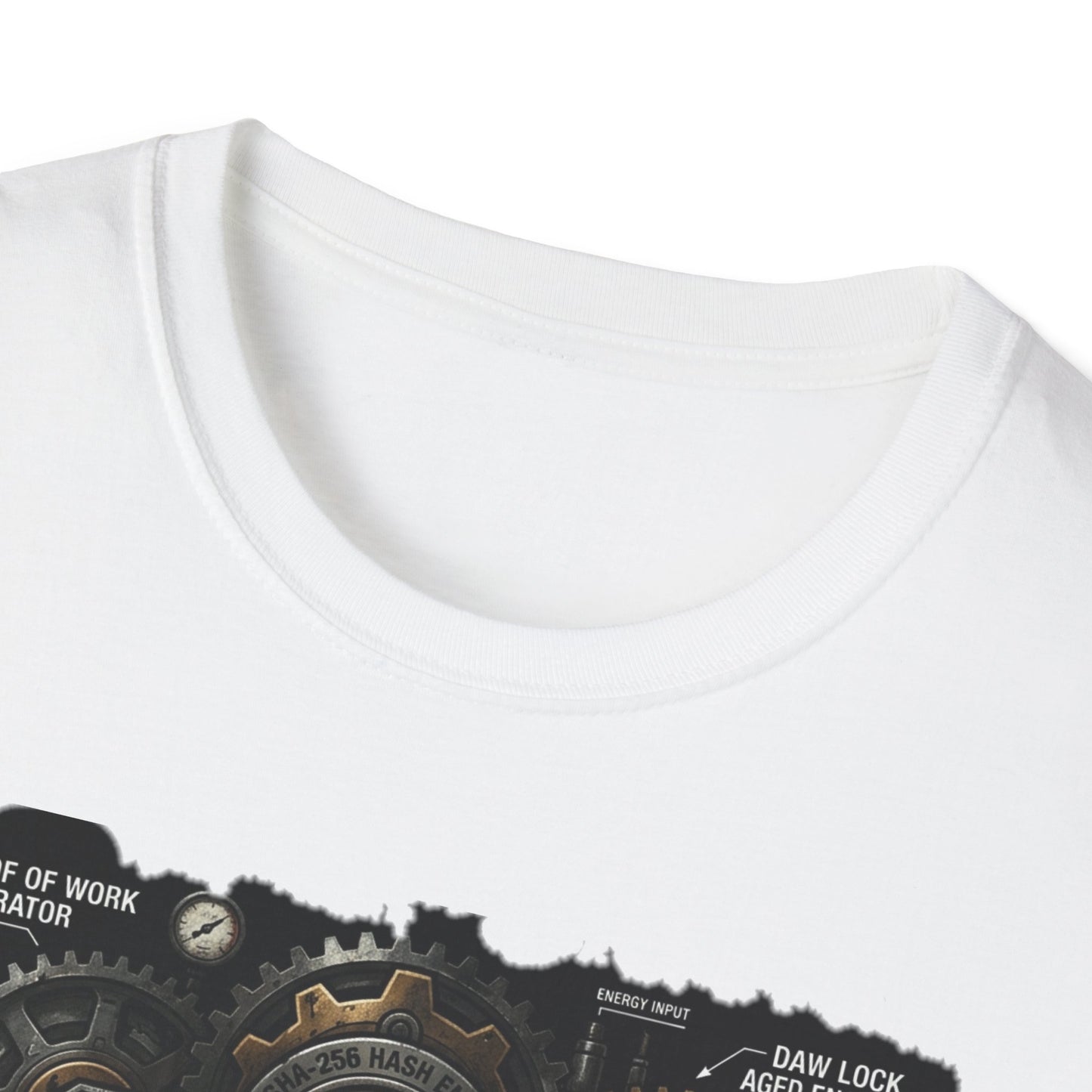Bitcoin Proof of Work T-Shirt — Crypto Miner Vintage Graphic Tee