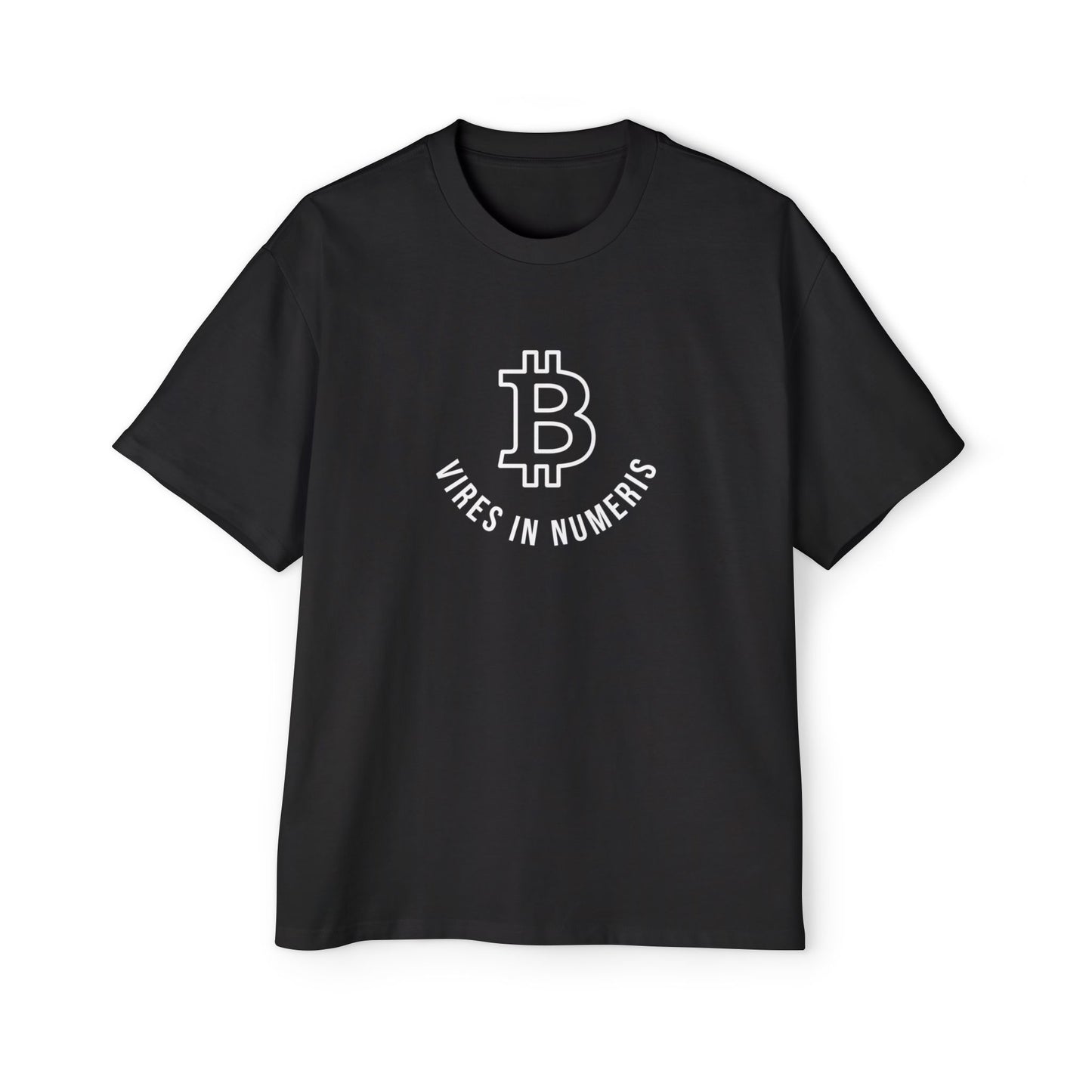 Bitcoin Maxis Tee — "Vires in Numeris" Code Graphic