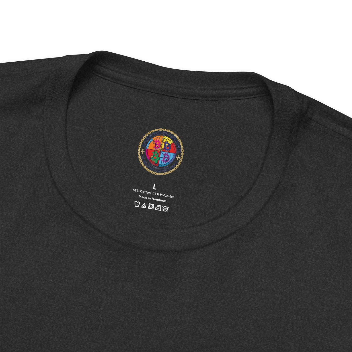 Bitcoin Growth Cartoon Tee — Crypto Stairs Illustration T-Shirt