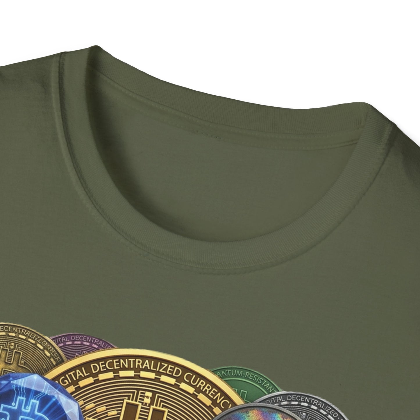 Bitcoin Crypto Coins Graphic T‑Shirt — Cryptocurrency Investor Tee