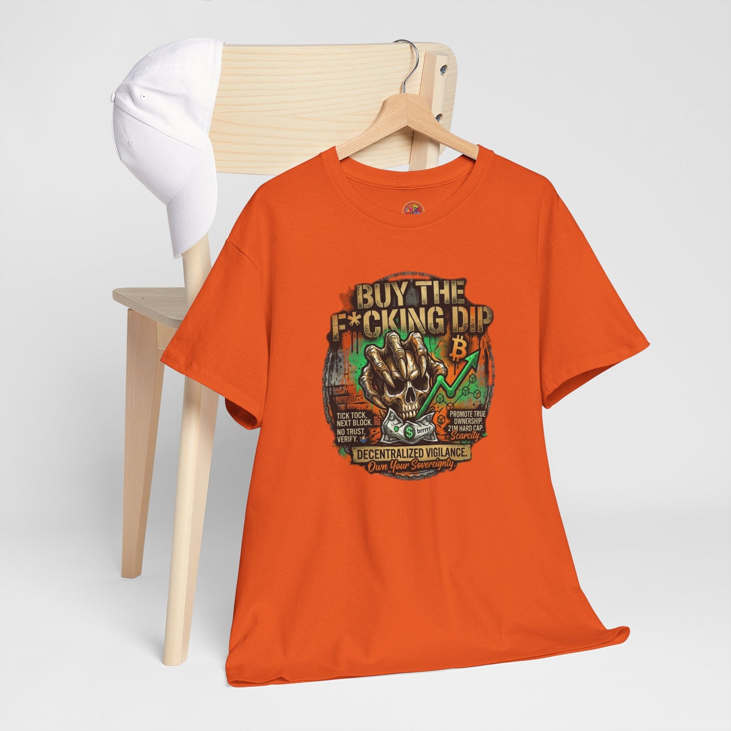 Buy The F*cking Dip Graphic Tee — Stock Market Crypto HODL Trading Shirt