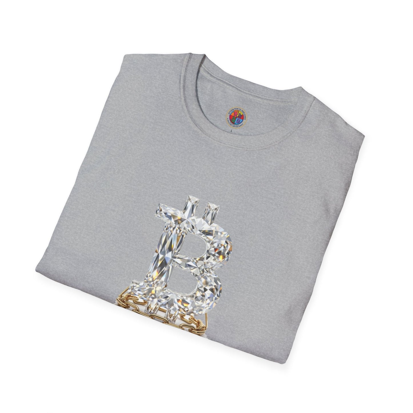 Bitcoin Diamond Forever Graphic Tee | Unisex Softstyle T-Shirt