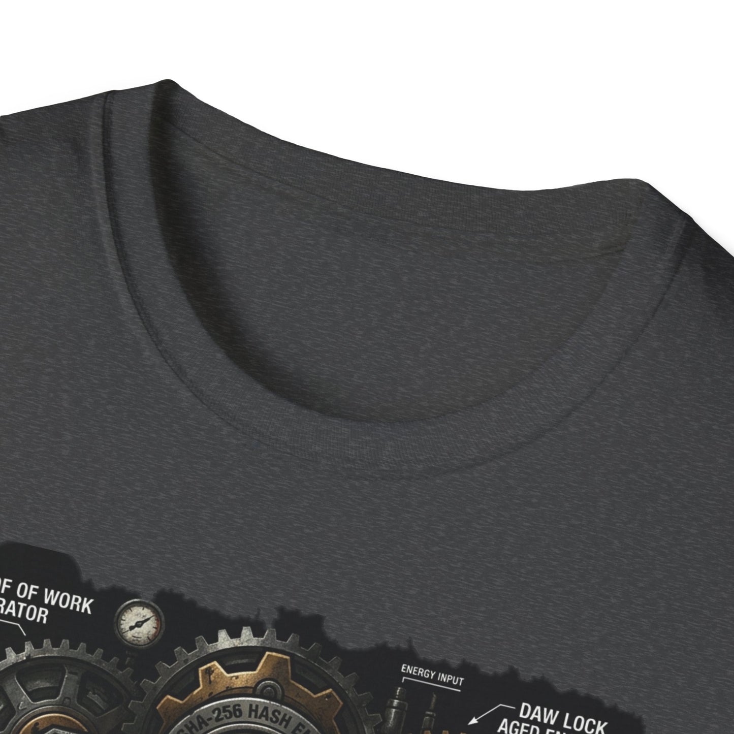 Bitcoin Proof of Work T-Shirt — Crypto Miner Vintage Graphic Tee
