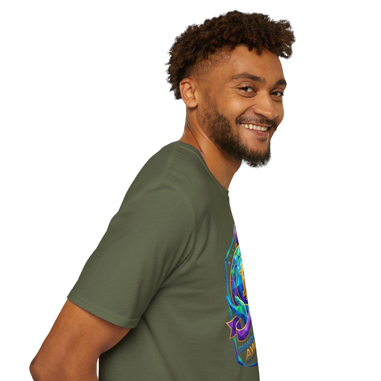 Bitcoin Diamond Hands Award T-Shirt — Crypto Investor Graphic Tee