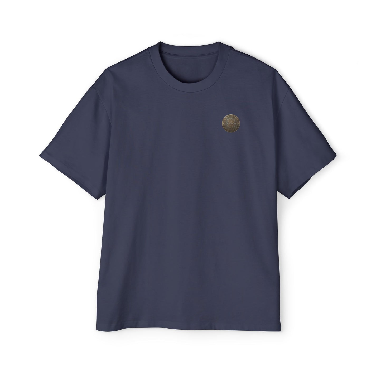 Bitcoin 21M Club Heavyweight Cotton T‑Shirt — Men's Oversized Tee