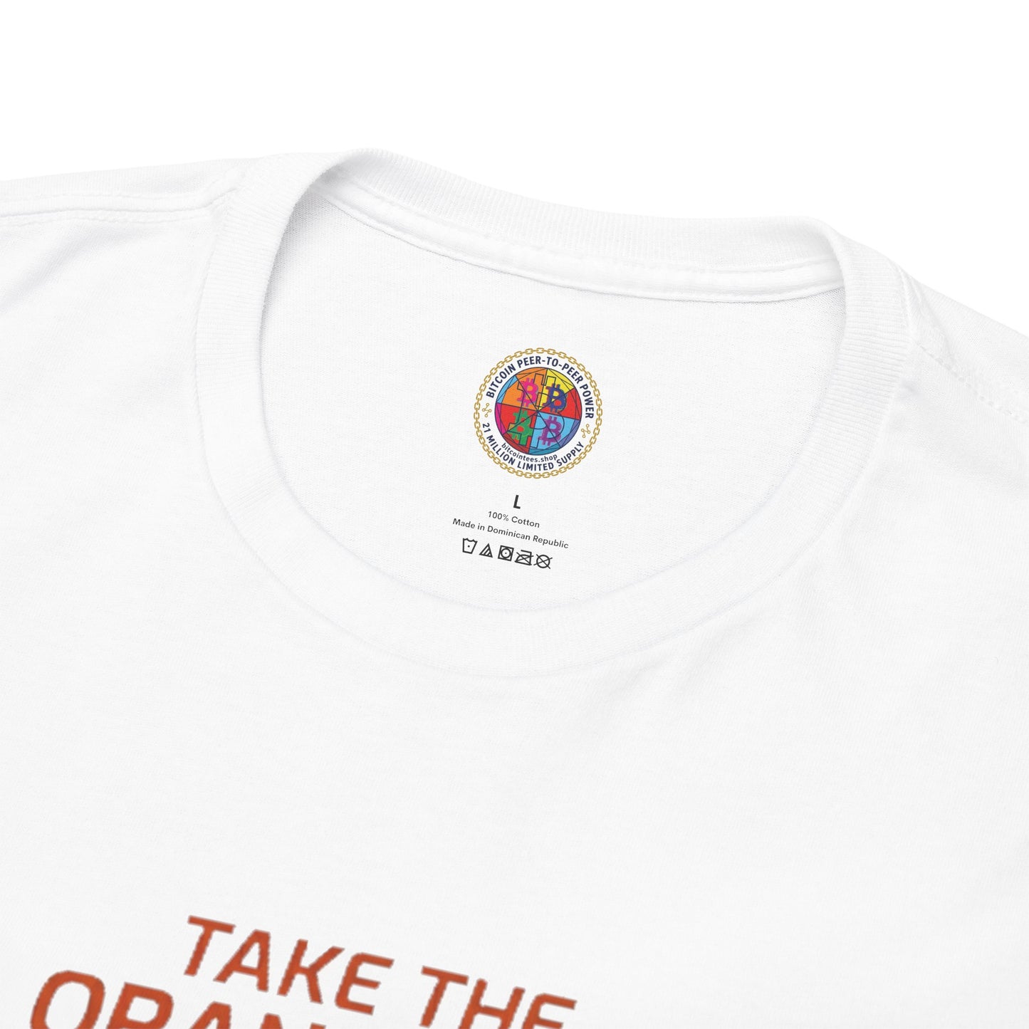 Bitcoin 'Take The Orange Pill' Graphic Tee