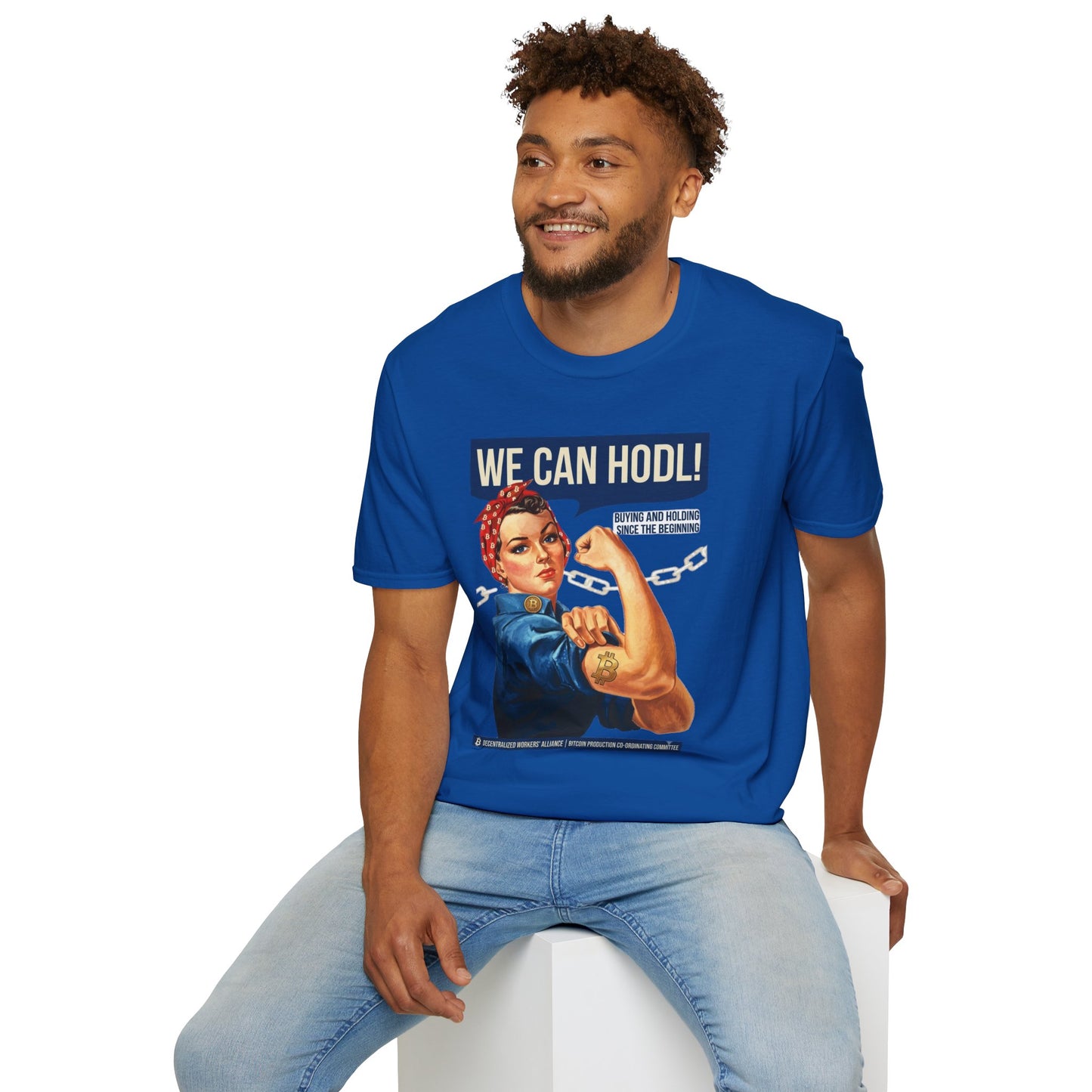 HODL Rosie T-Shirt – We Can HODL! Crypto Investor Retro Tee