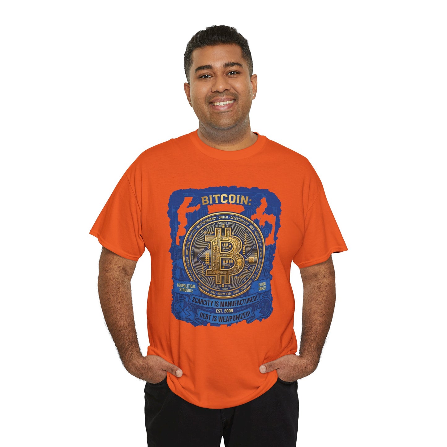 Bitcoin Vintage Coin Graphic Tee — Crypto Enthusiast T-Shirt