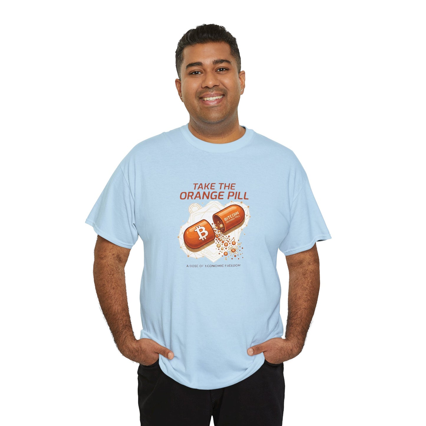 Bitcoin 'Take The Orange Pill' Graphic Tee