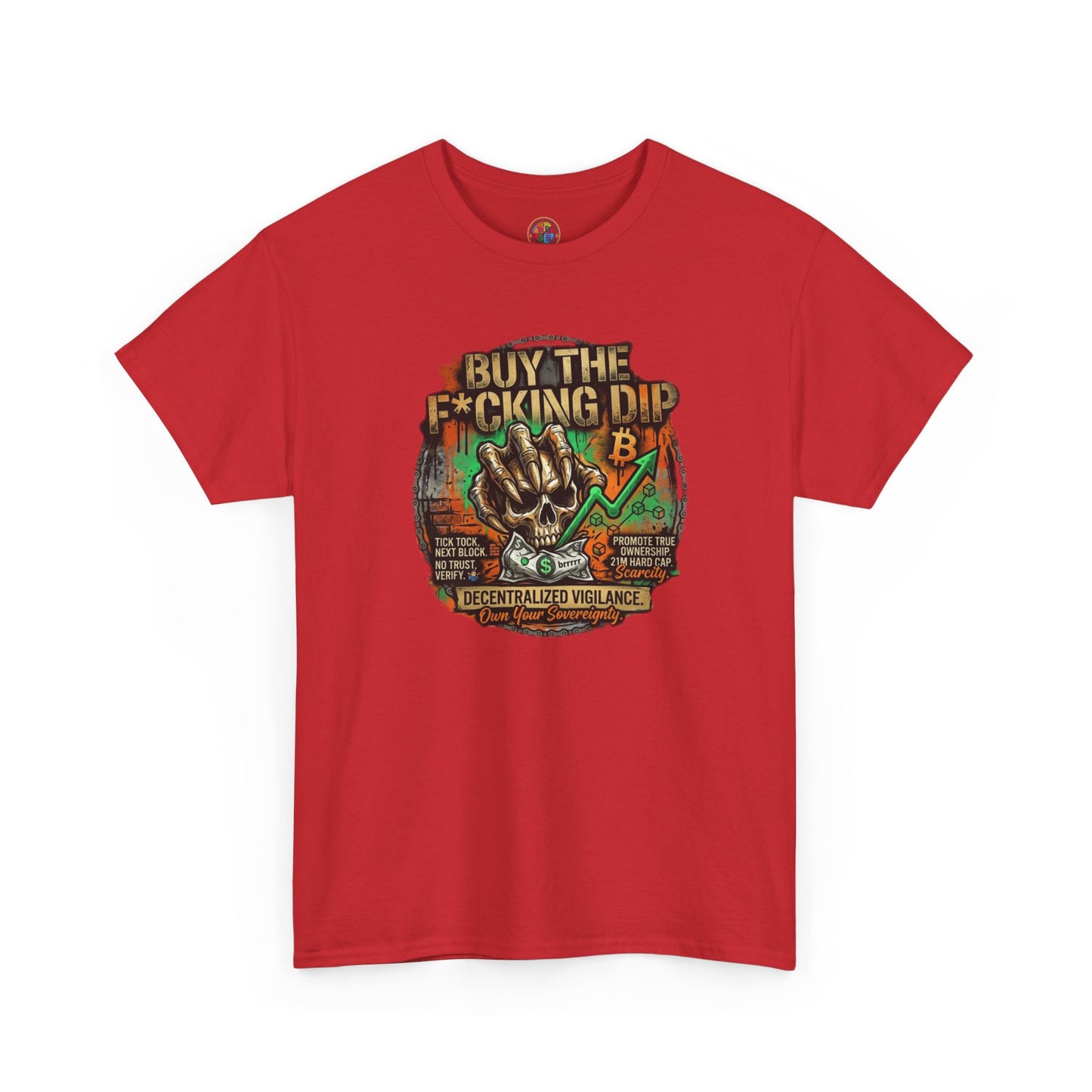 Buy The F*cking Dip Graphic Tee — Stock Market Crypto HODL Trading Shirt