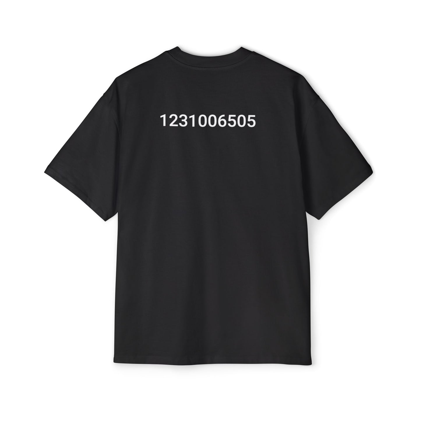 Genesis Block Unix 1231006505 Timestamp Men's Tee — Bitcoin History Timestamp T-Shirt