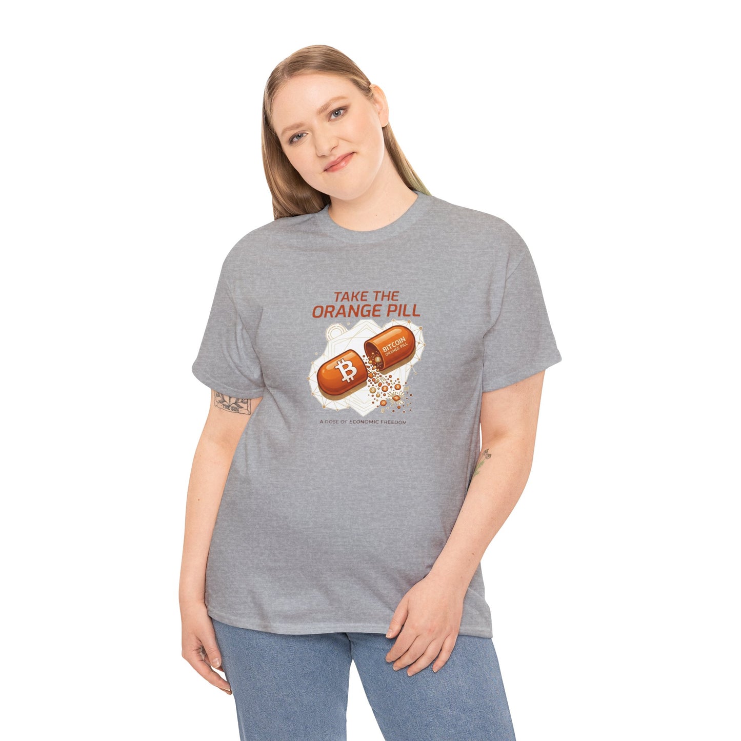 Bitcoin 'Take The Orange Pill' Graphic Tee