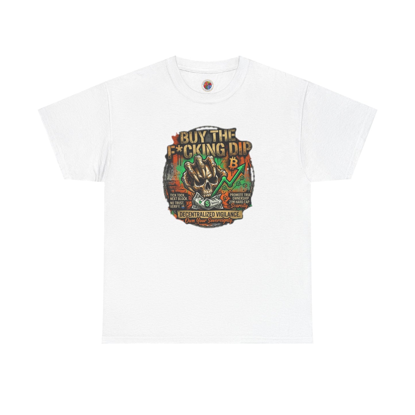 Buy The F*cking Dip Graphic Tee — Stock Market Crypto HODL Trading Shirt