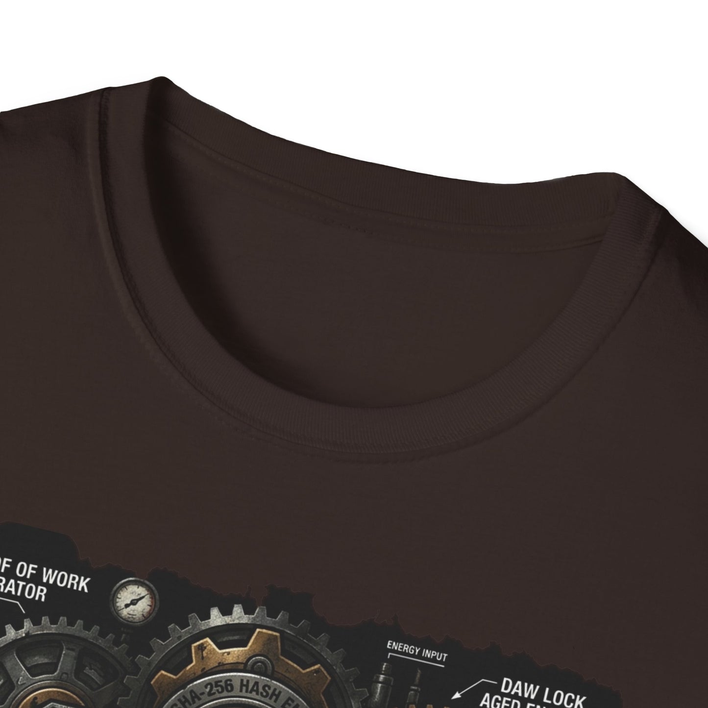 Bitcoin Proof of Work T-Shirt — Crypto Miner Vintage Graphic Tee