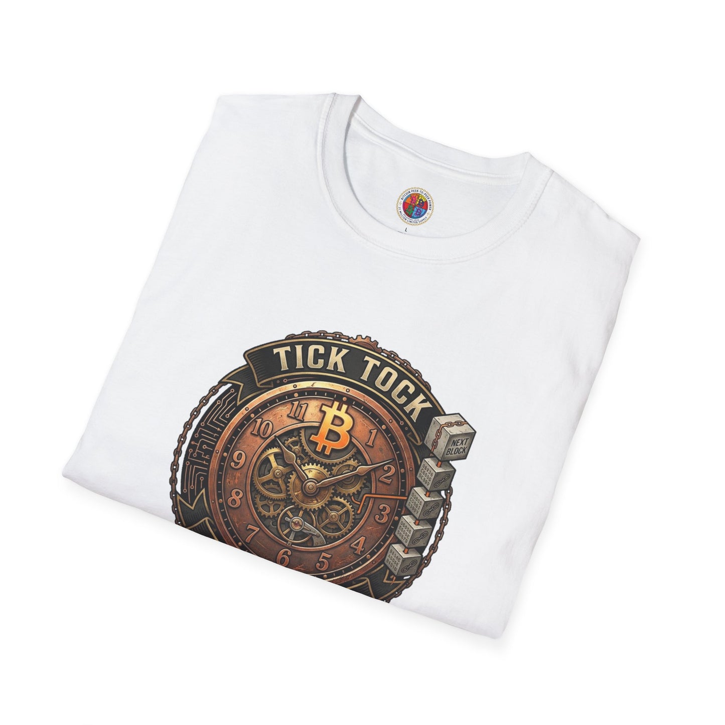 Bitcoin 'Tick Tock Next Block' T-Shirt