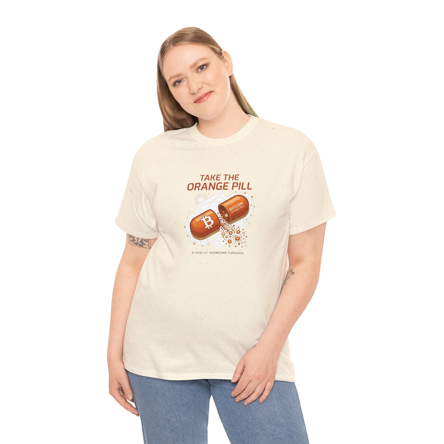 Bitcoin 'Take The Orange Pill' Graphic Tee