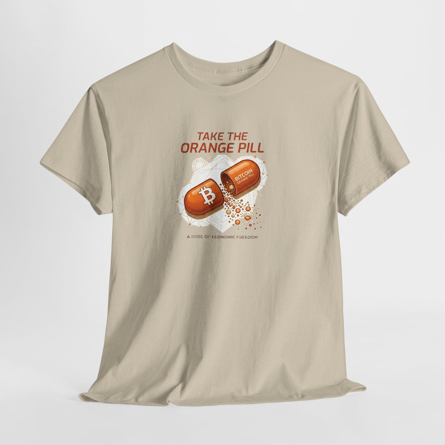 Bitcoin 'Take The Orange Pill' Graphic Tee