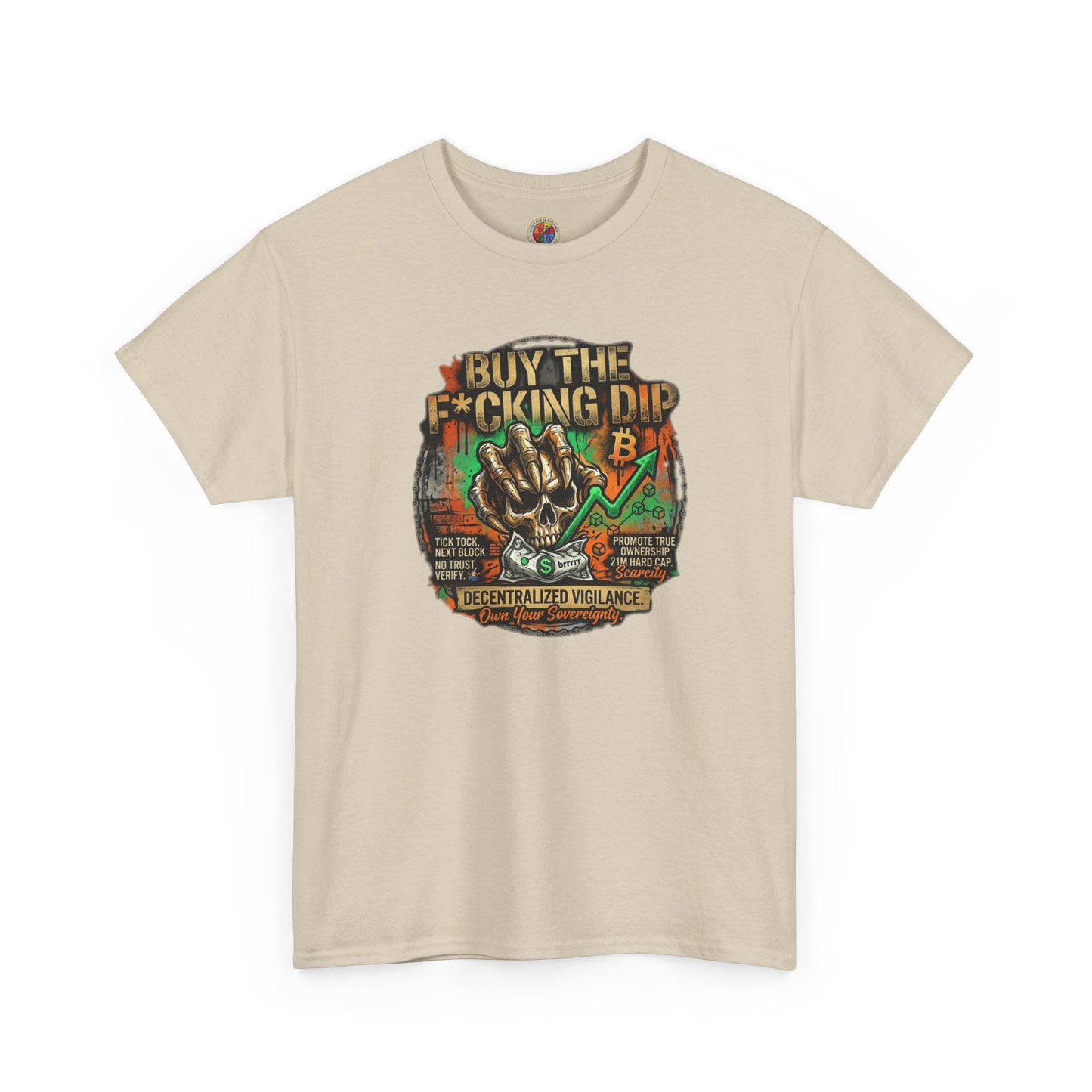 Buy The F*cking Dip Graphic Tee — Stock Market Crypto HODL Trading Shirt
