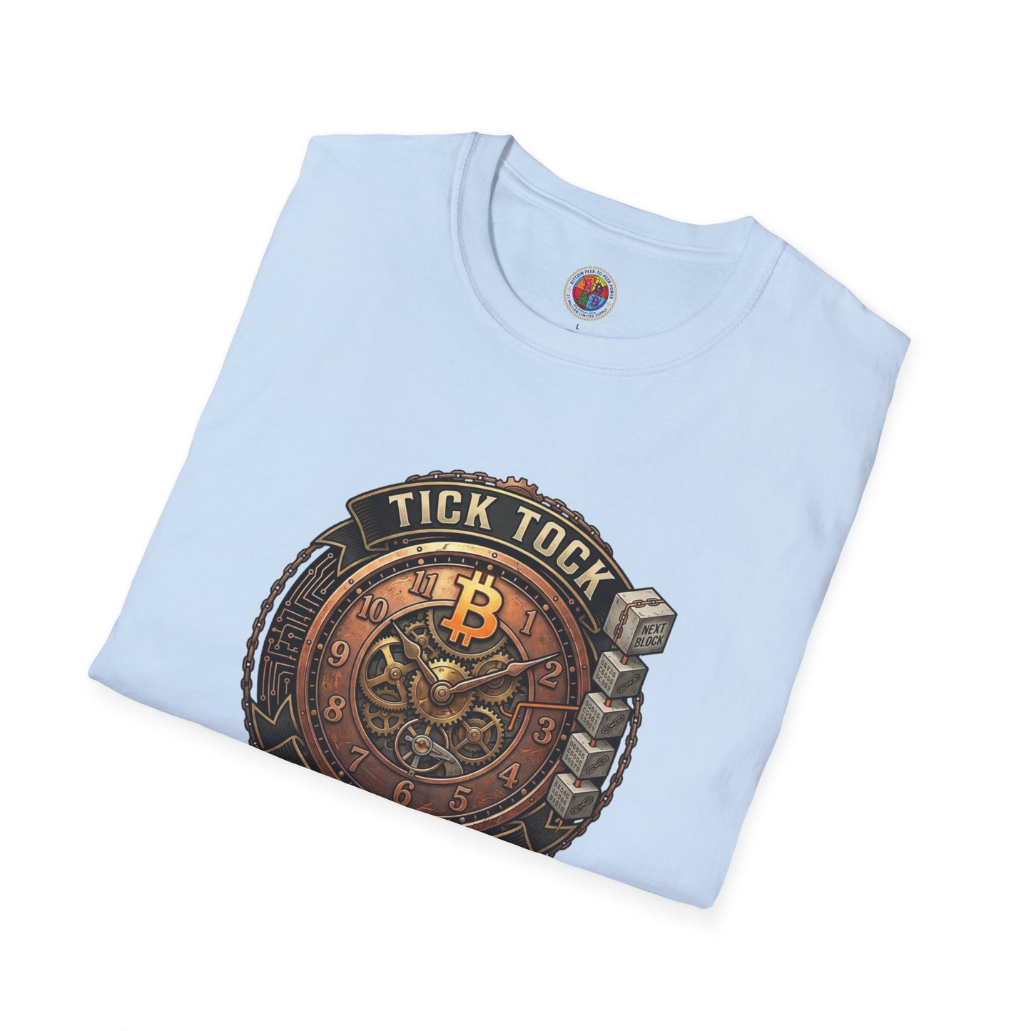 Bitcoin 'Tick Tock Next Block' T-Shirt