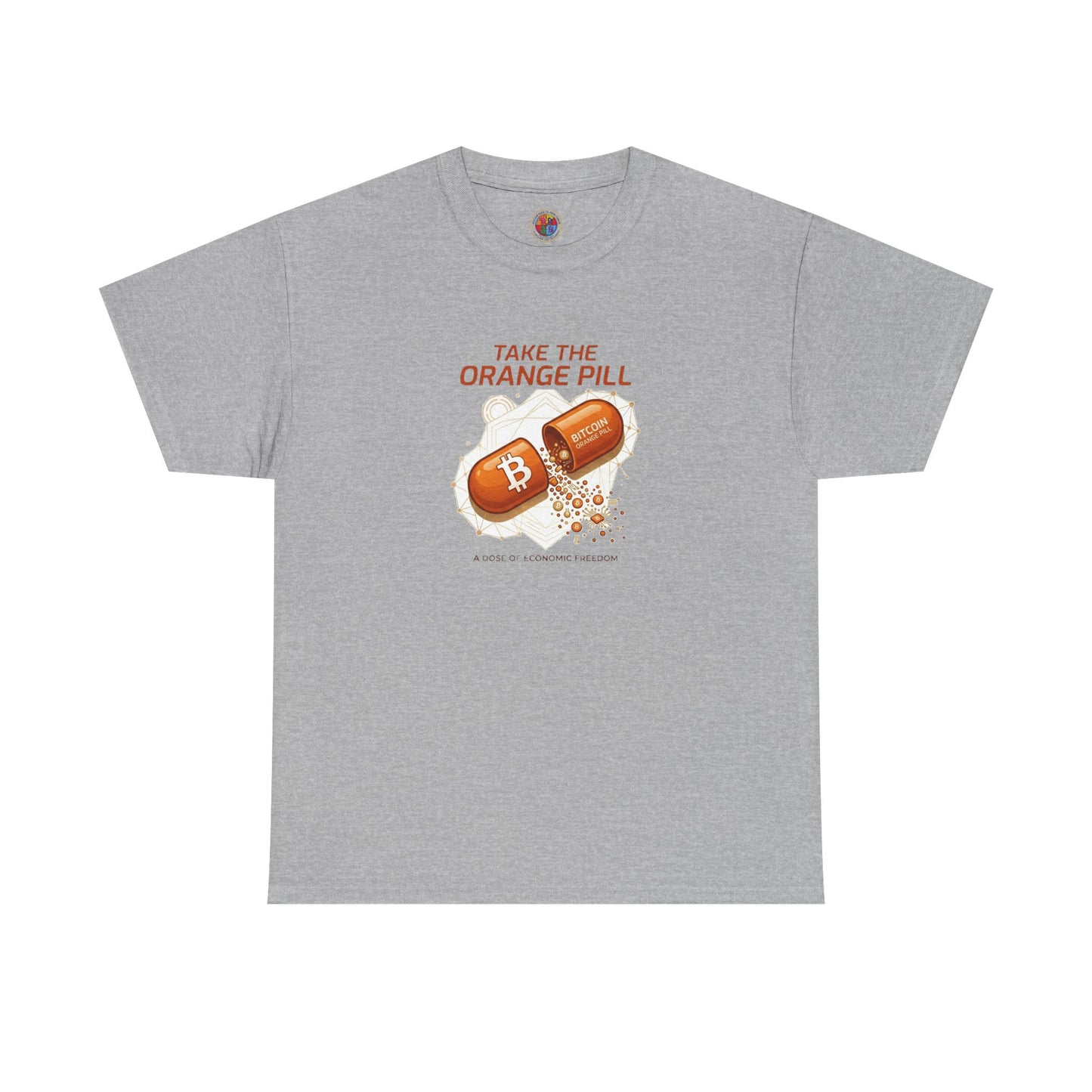 Bitcoin 'Take The Orange Pill' Graphic Tee