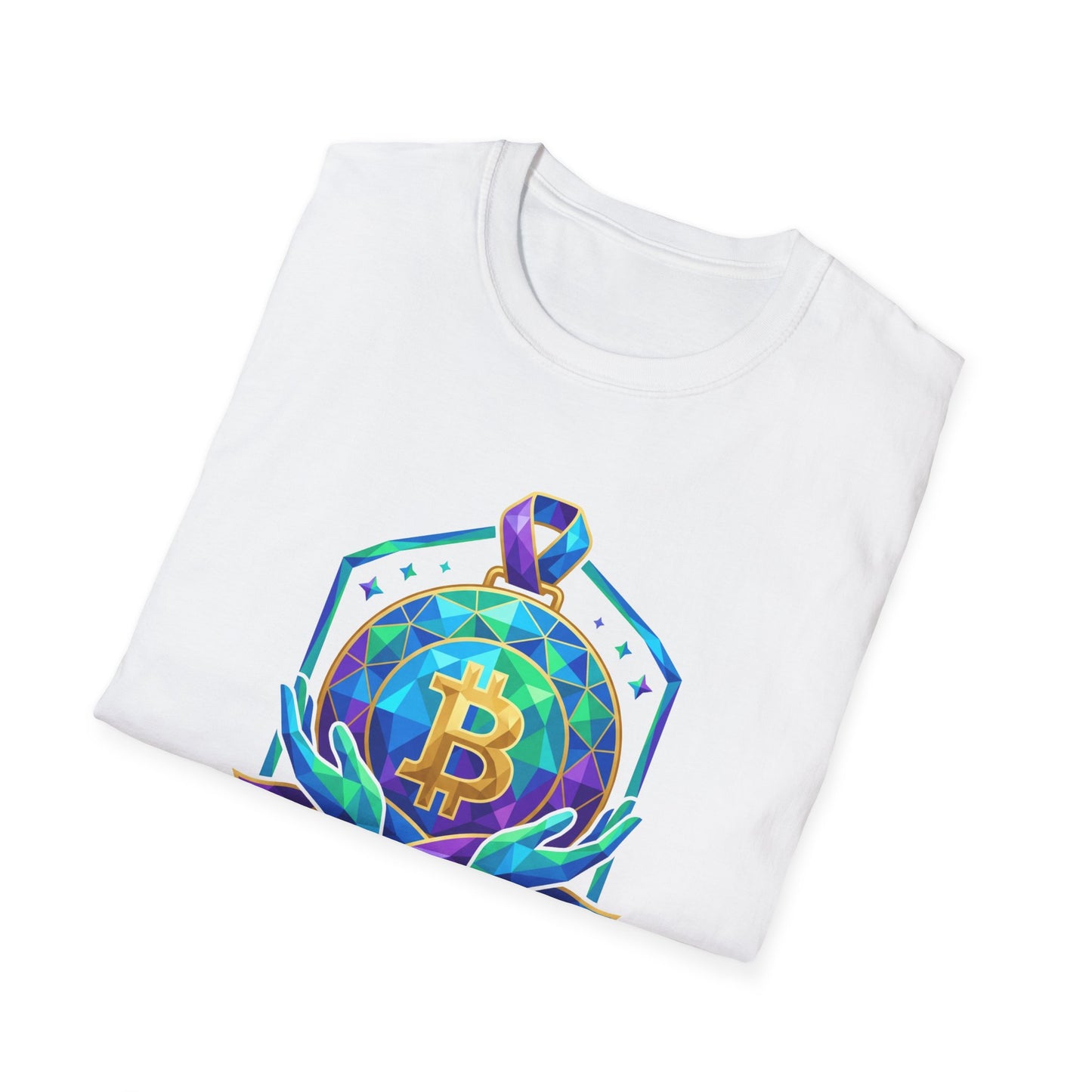 Bitcoin Diamond Hands Award T-Shirt — Crypto Investor Graphic Tee