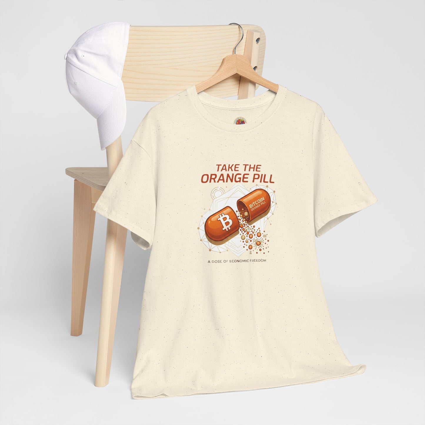 Bitcoin 'Take The Orange Pill' Graphic Tee