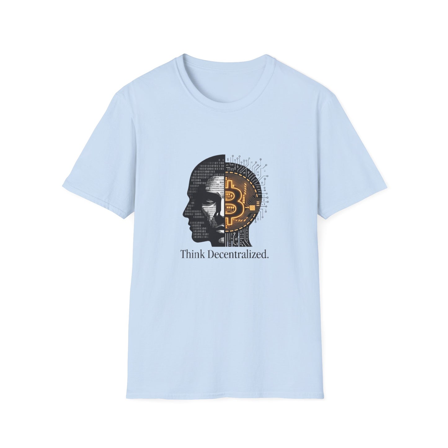 Bitcoin Mind T-Shirt — "Think Decentralized" Crypto Graphic Tee