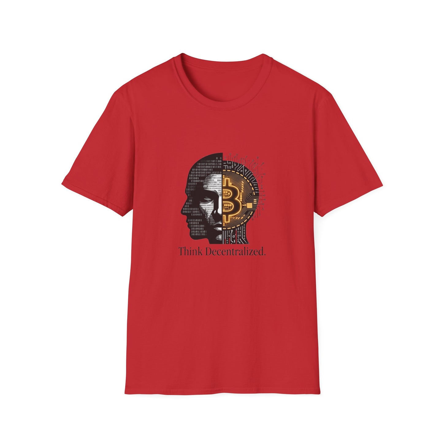 Bitcoin Mind T-Shirt — "Think Decentralized" Crypto Graphic Tee
