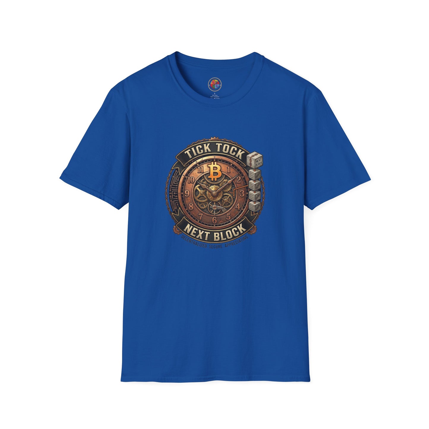 Bitcoin 'Tick Tock Next Block' T-Shirt