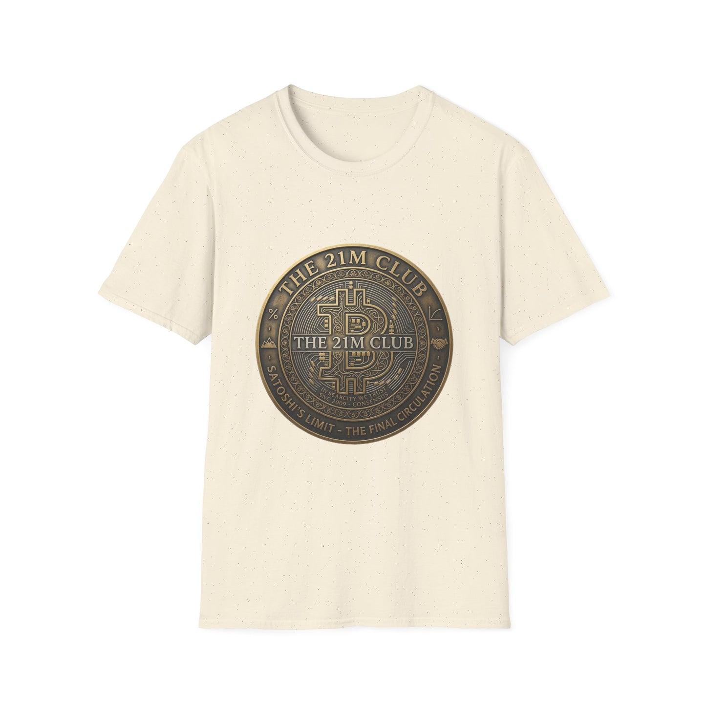 Bitcoin The 21M Club T-Shirt — Retro Crypto Coin Design