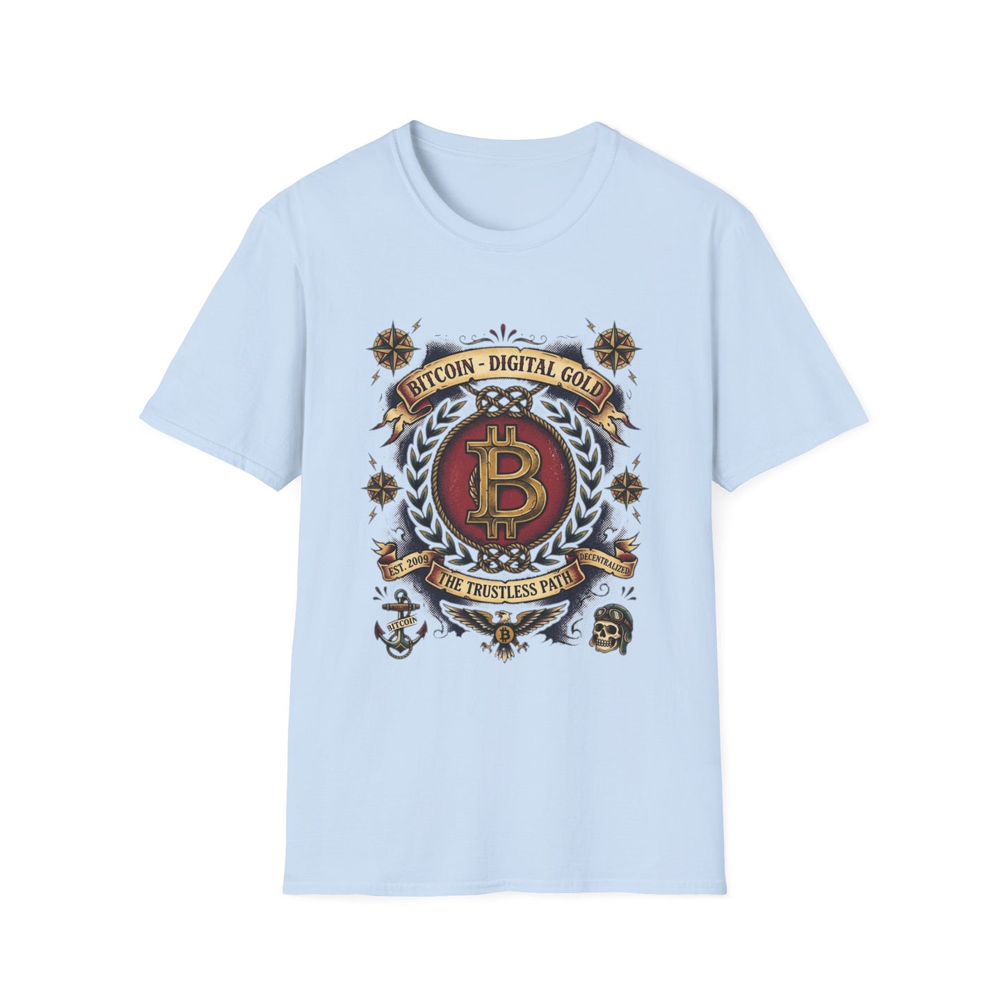 Bitcoin Crest T-Shirt — "Bitcoin: Digital Gold" Graphic Tee