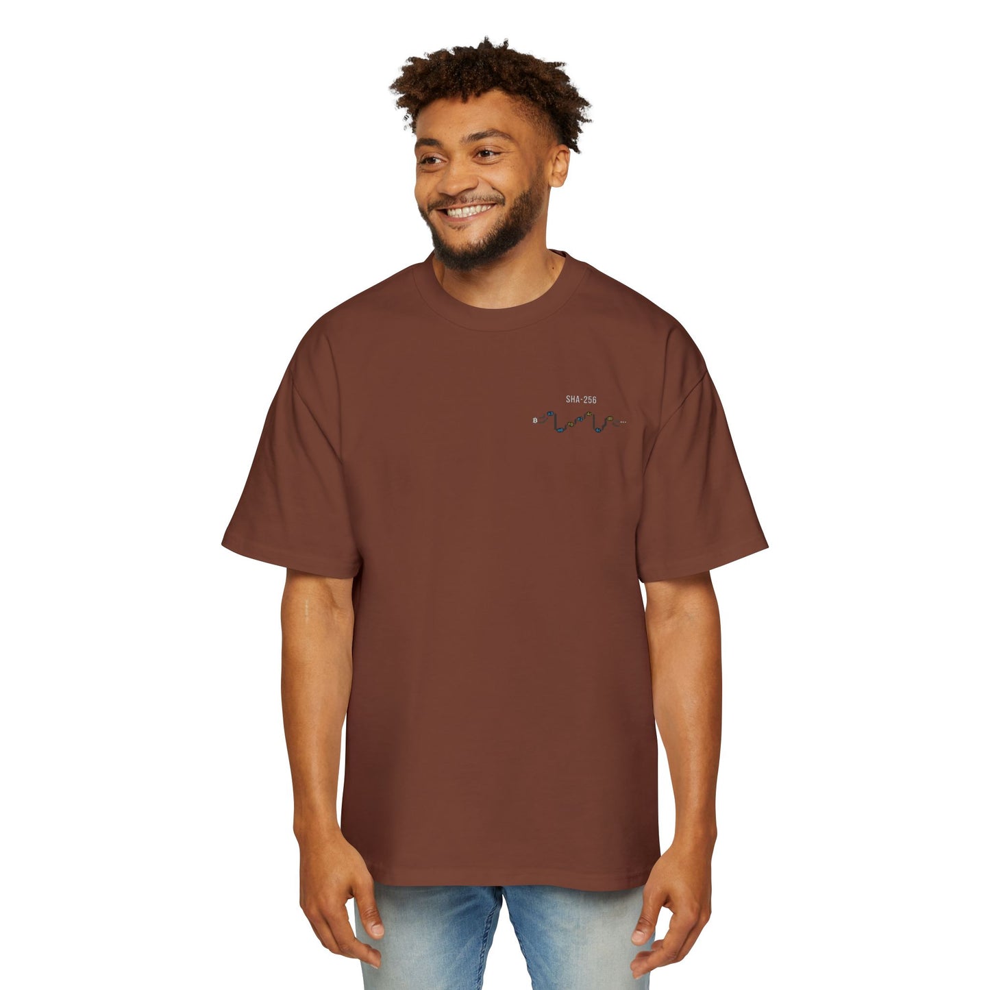 Bitcoin Genesis Block Tee — Coordinates Back & SHA-256 Front