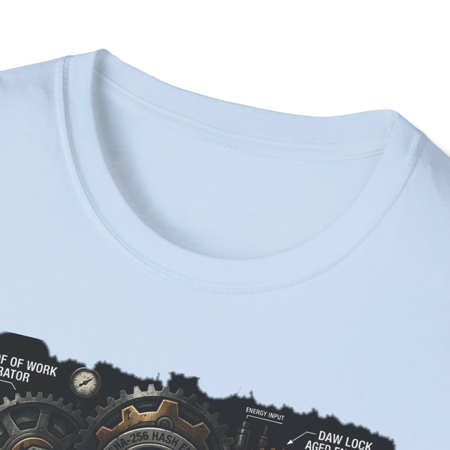 Bitcoin Proof of Work T-Shirt — Crypto Miner Vintage Graphic Tee