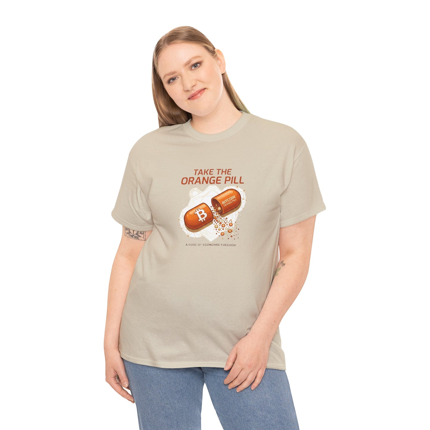 Bitcoin 'Take The Orange Pill' Graphic Tee